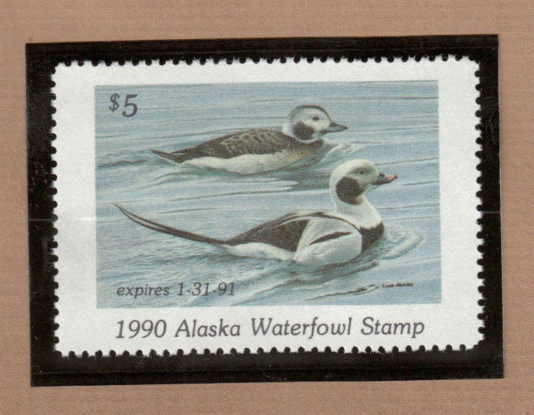 AK6 - Alaska State Duck Stamp.  Single. MNH. OG.