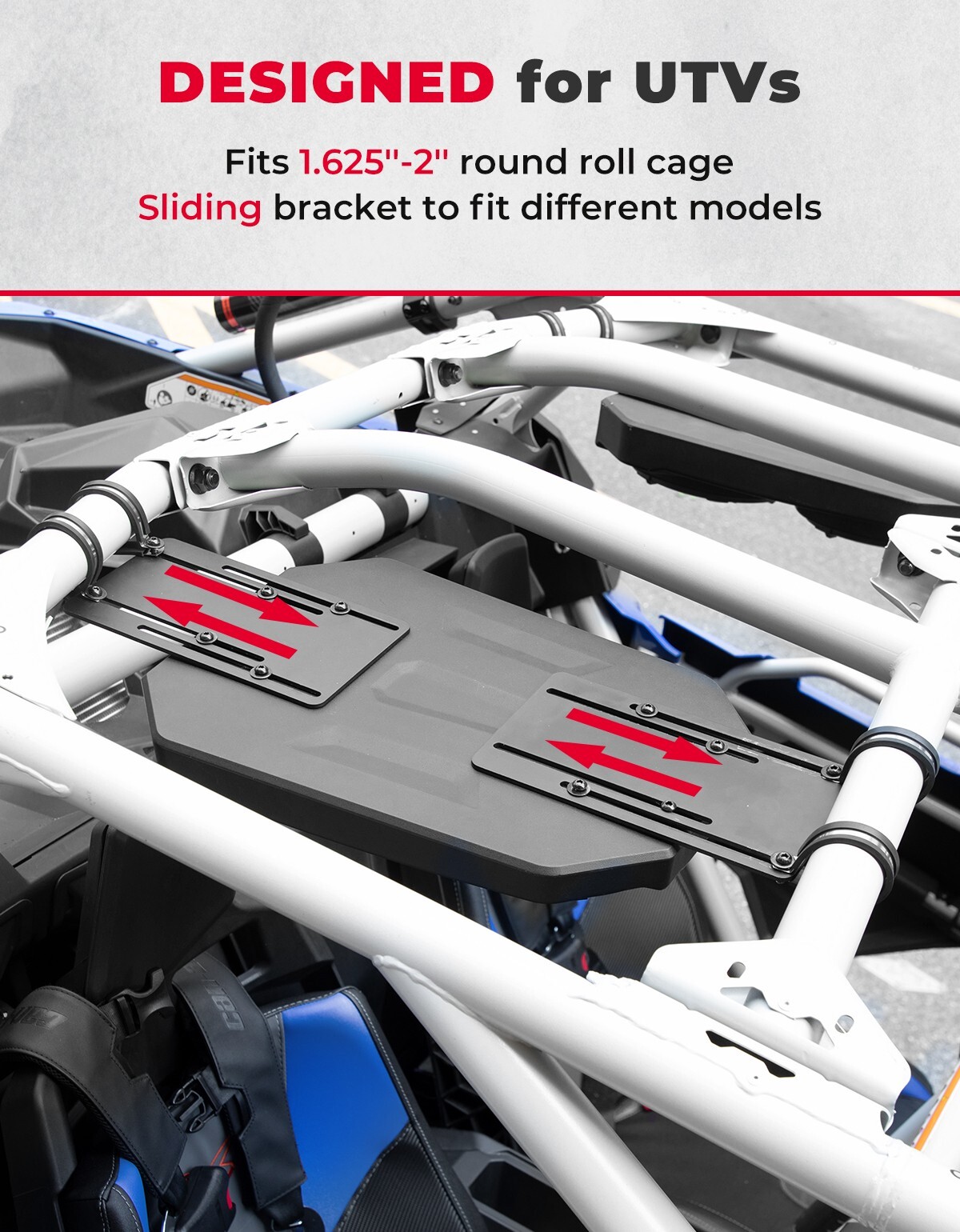 Bluetooth 6.5" 4 Speaker Overhead Stereo UTV Golf Cart Audio Sound Bar System