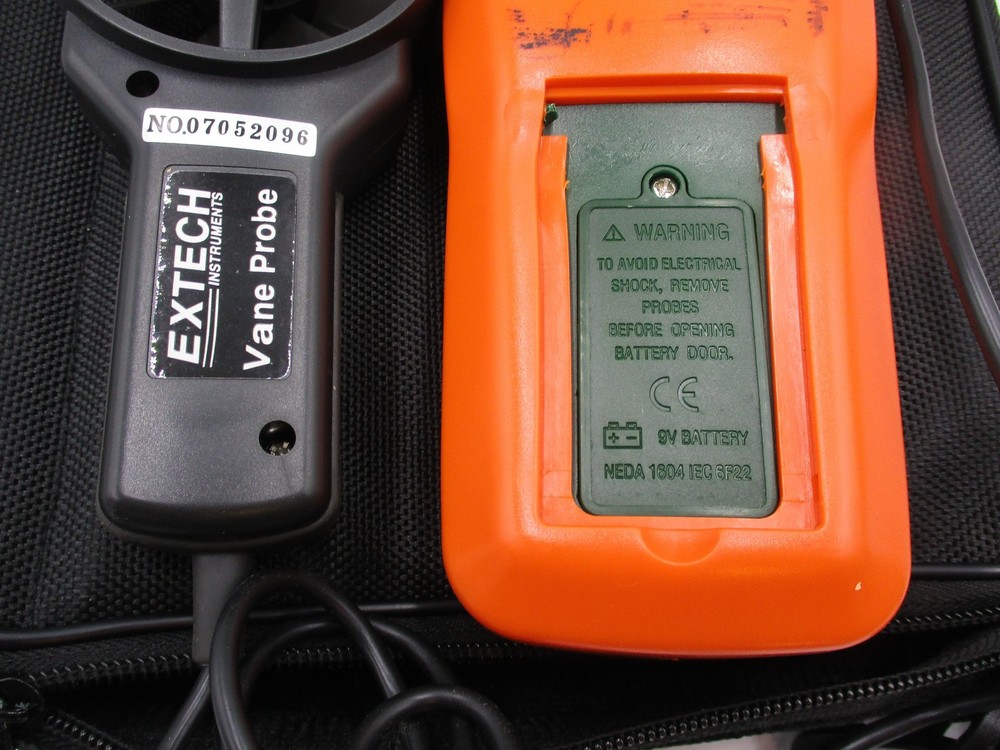 Extech AN100 CFM/CMM Thermo Anemometer Airflow Velocity Temperature Meter Tool