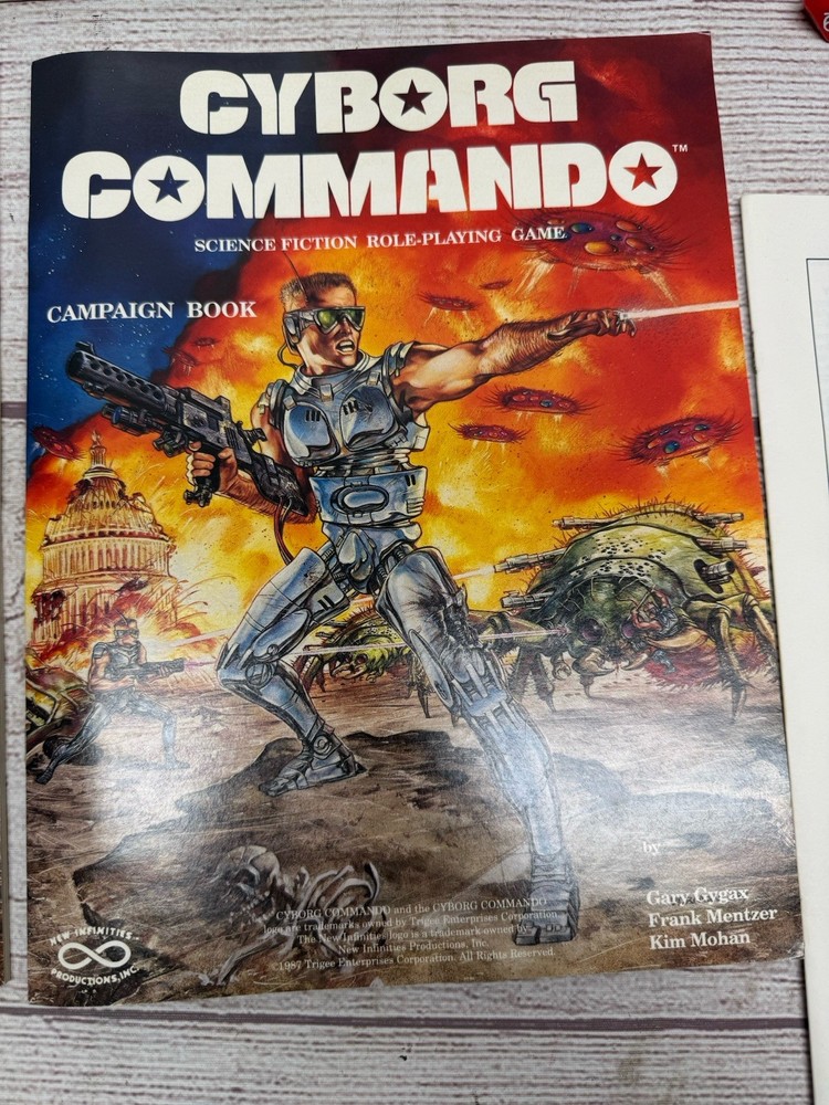 Cyborg Commando Sci-Fi RPG Game Set 1 The Battle For Earth Complete Role Playing
