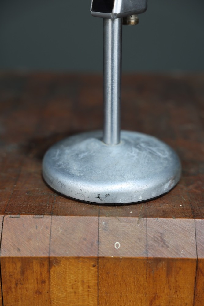 Vintage Turner Microphone 33D Dynamic w/ Stand Art Deco