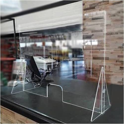Nemco 35" Easy Shield Countertop Clear Partition Customer Panel 69792-36