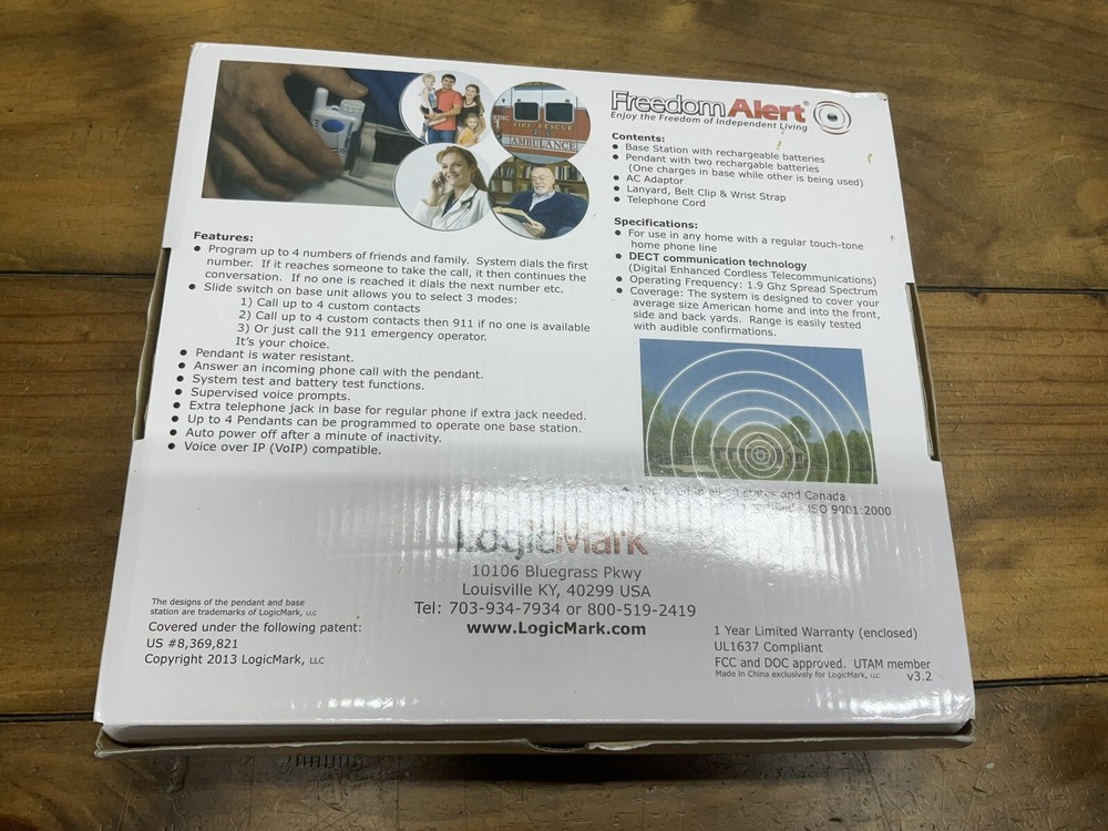 Freedom Alert Personal Emergency Response System Model 35911