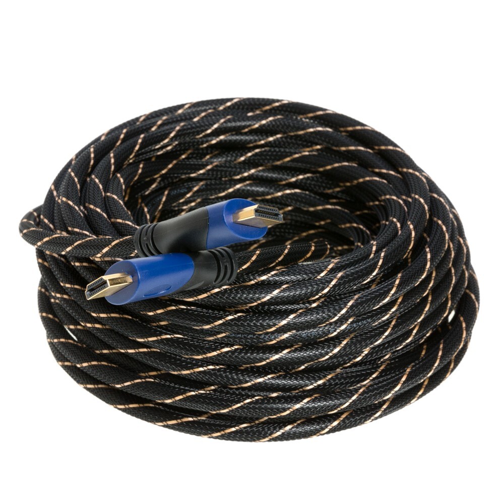 4K HDMI Premium Braided Cable 60Hz 1080P HDTV 3D PC PS5 1.5FT-50FT Multi-Pk LOT