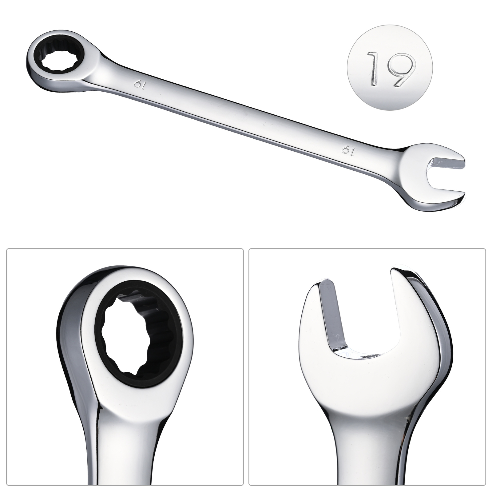 Yescom 6 Ton Manual Knockout Hole Punch Driver Kit 1/2" to 2" 6-Die Conduit