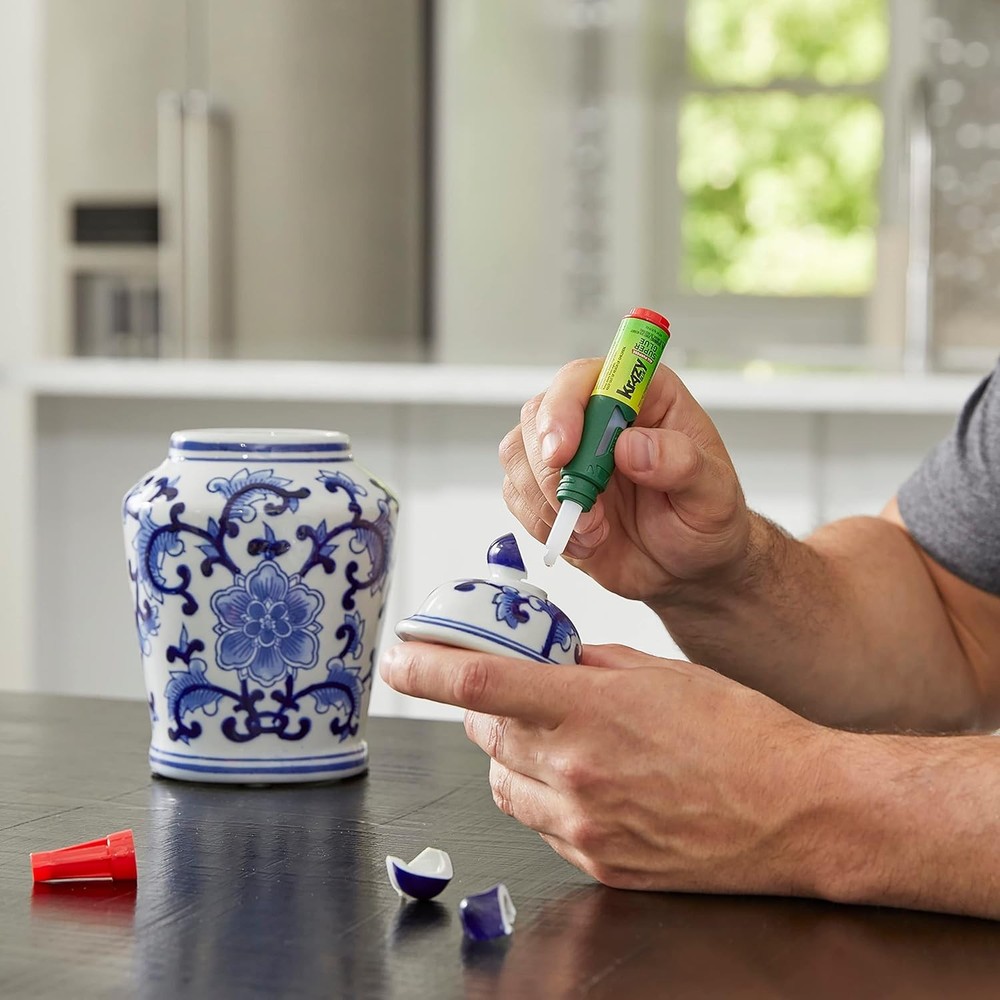 Krazy Strong 4g Super Glue Pen - One-Drop Applicator for Multi-Surface Bonding