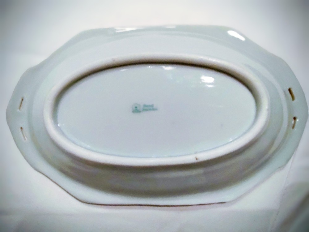 Vintage Nippon Hand Painted Celery Dish