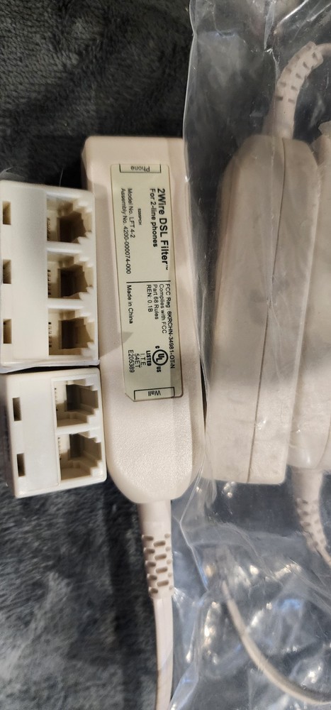 4 2wire Dsl Filters With Adapters
