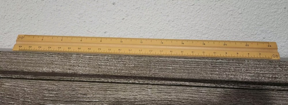 Vintage Triangle Ruler: POST 7311 U.S.ST'D