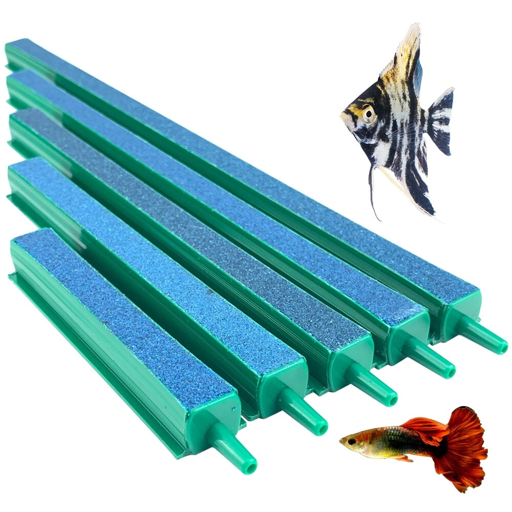 Fish Tank Stone Bars Aquarium ,Air Stone Bar Hydroponics With Connectors 4-16 In