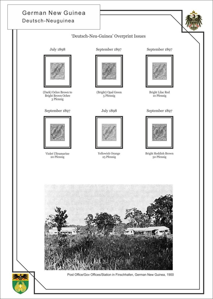 Germany Reich Colonies PDF(DIGITAL) STAMP ALBUM PAGES