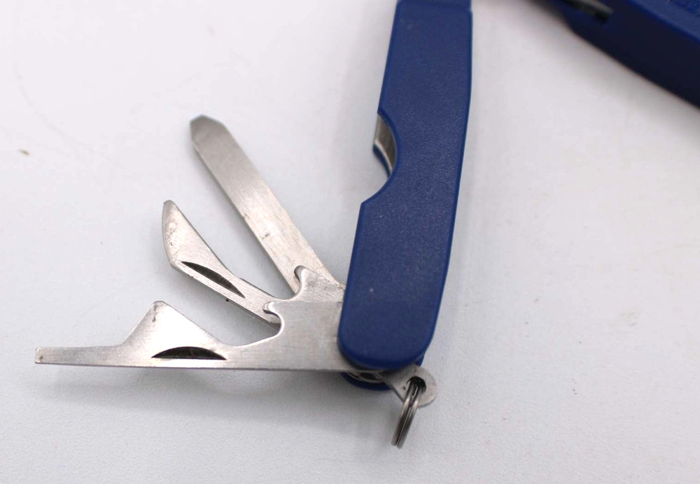 Multi Tool Small Pocket Pliers File Screwdriver More Blue Tool Source Camping