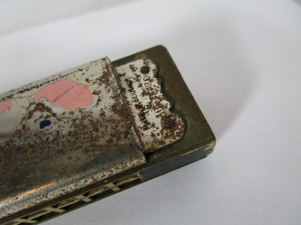 Vintage M Hohner Echo-Luxe Harmonica W Germany