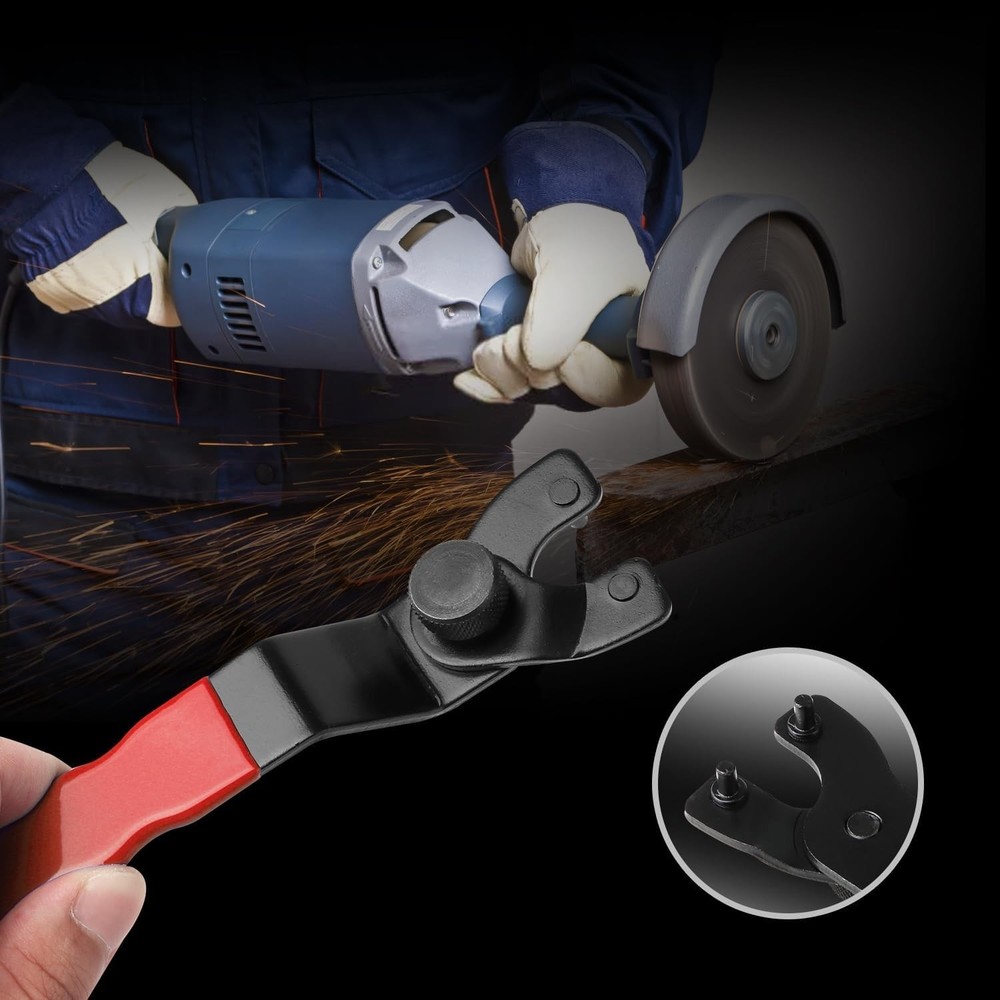 Versatile Adjustable Pin Wrench for Angle Grinders - Durable and Lightweight
