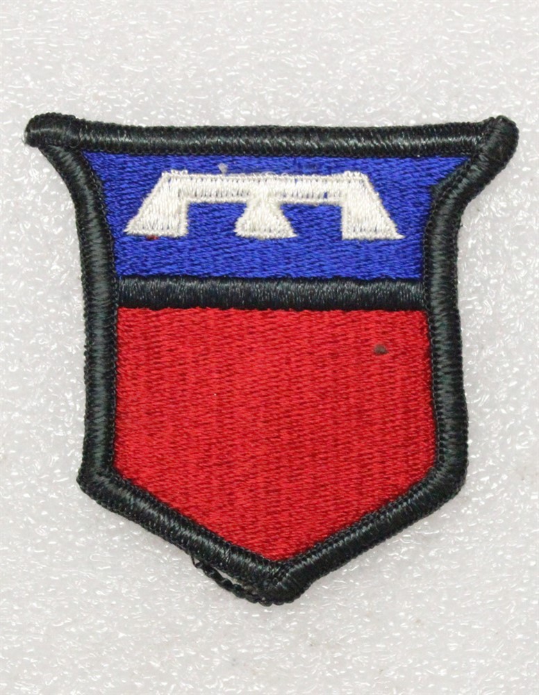 Army Patch: 76th Infantry Division, merrowed edge, AG border