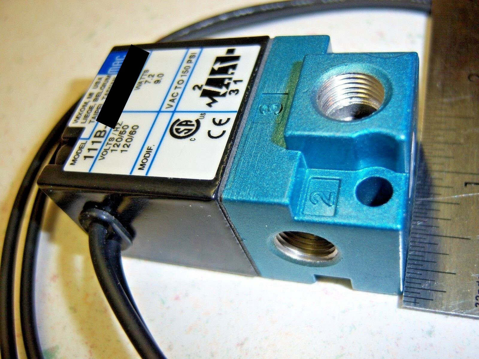 Mac Brand Solenoid Valve as Compared to Haas® PN# 36-30675