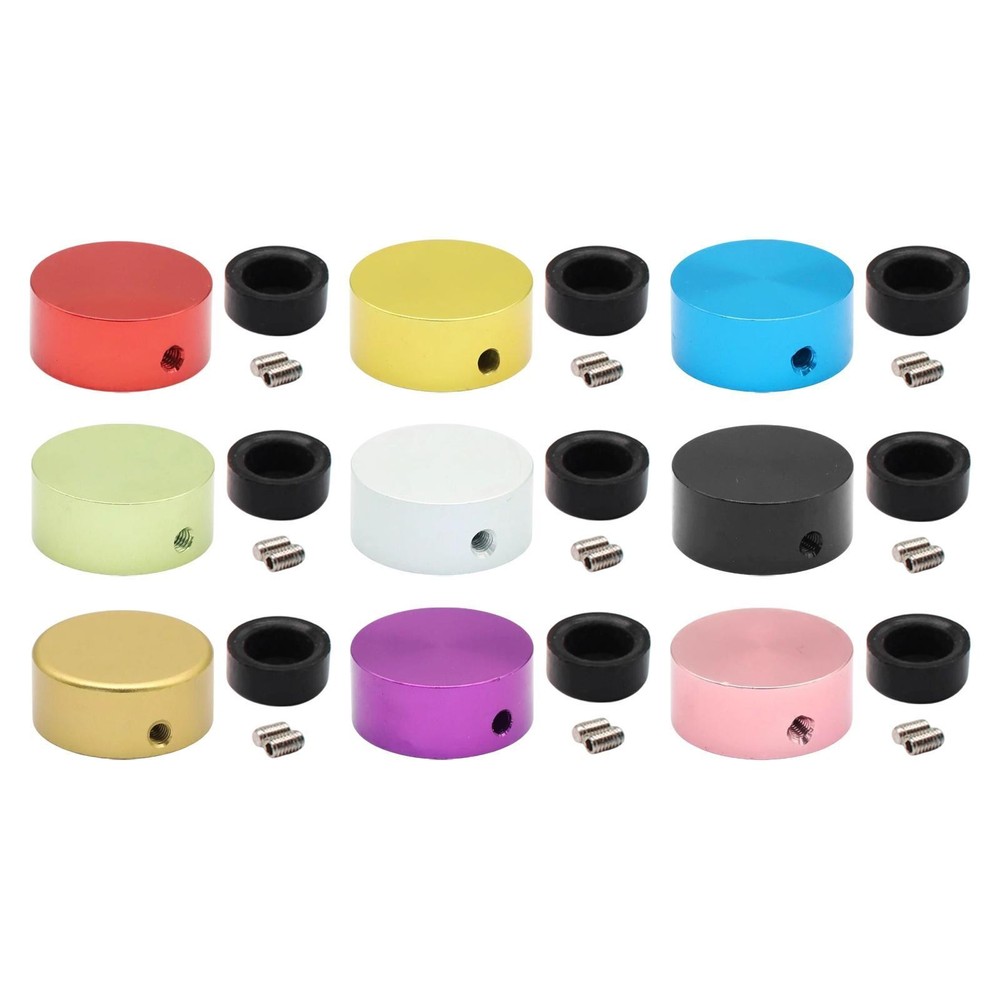 Guitar Pedal Button Cap Practical Easy Installation Sturdy Pedal Stomp Knob