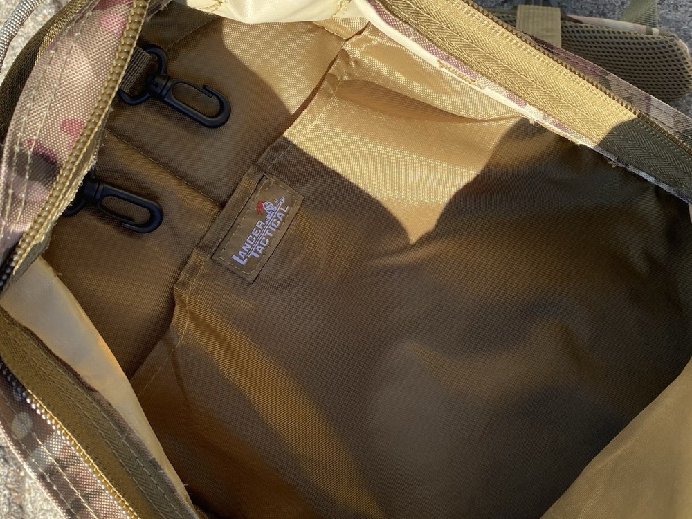 Large Game On Lancer Tactical Back Pack Camouflage Roomy Many Pockets