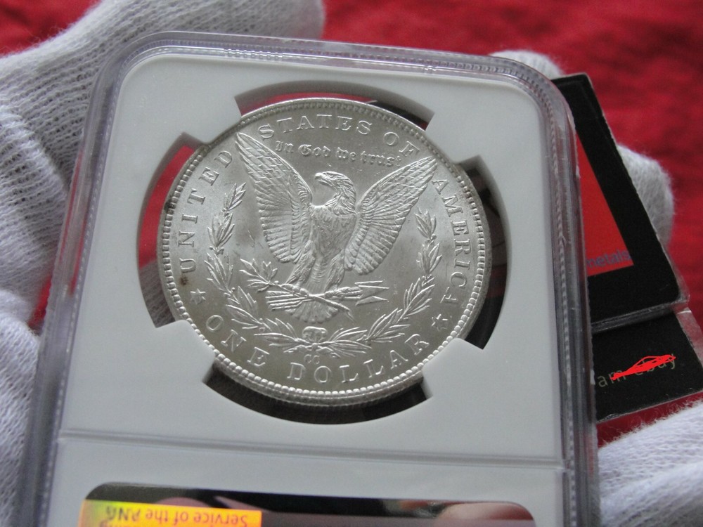 1884-CC Morgan Silver Dollar MS65 NGC