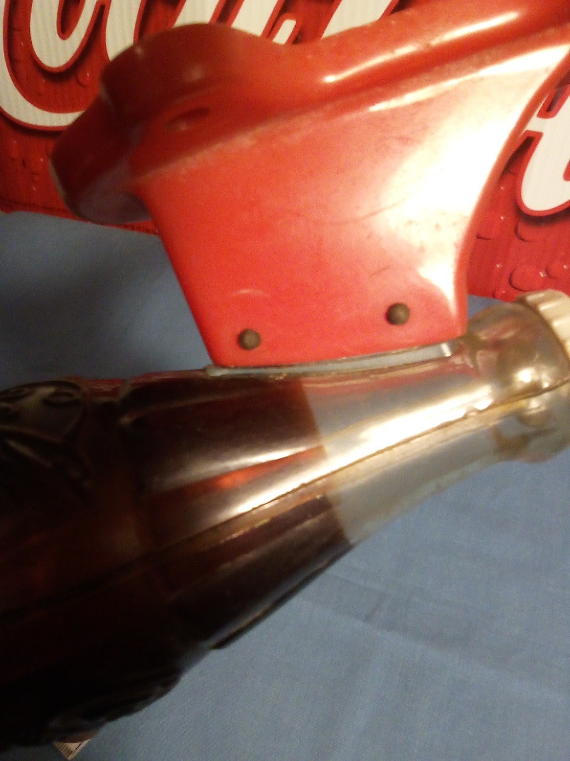 Coca-Cola Vintage 1950s All-Plastic Door Pull by Sturm & Co