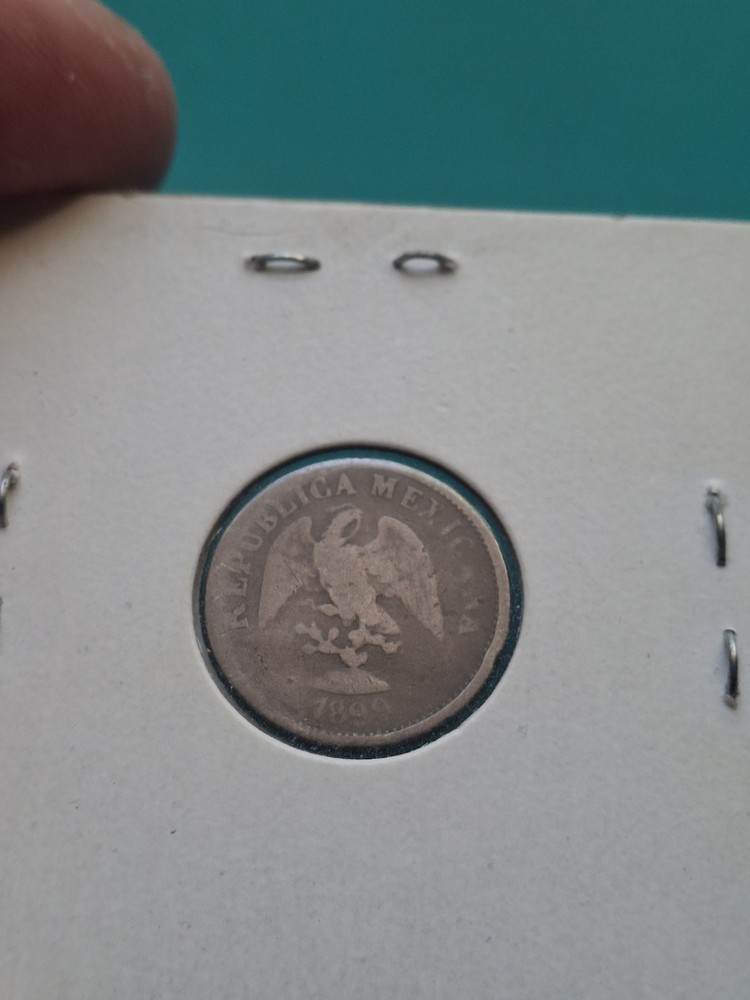 1899 Mexico 10 Centavos GoR  Silver Coin ***Rough Shape***