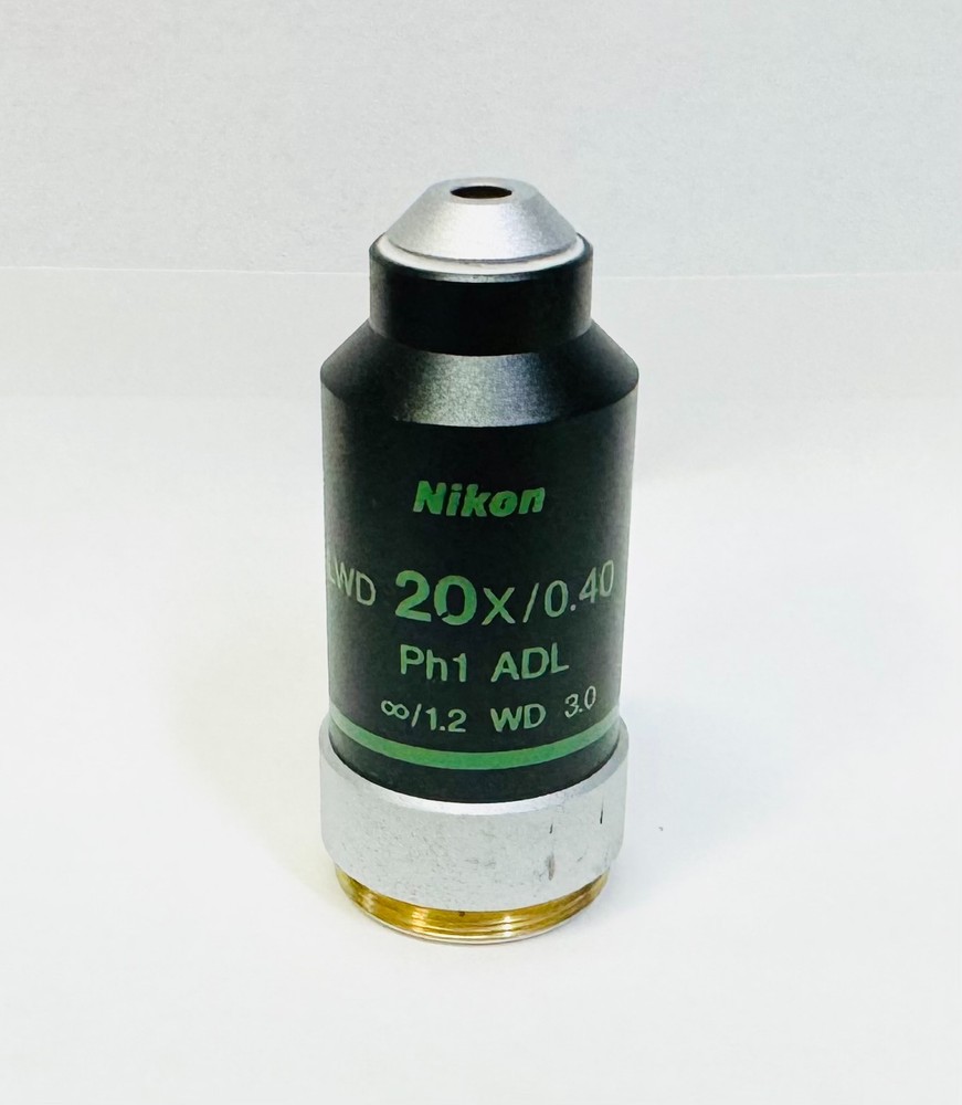 Nikon 20x/0.40 Ph1-ADL Phase Contrast Microscope Objective Lens For Eclipse M25