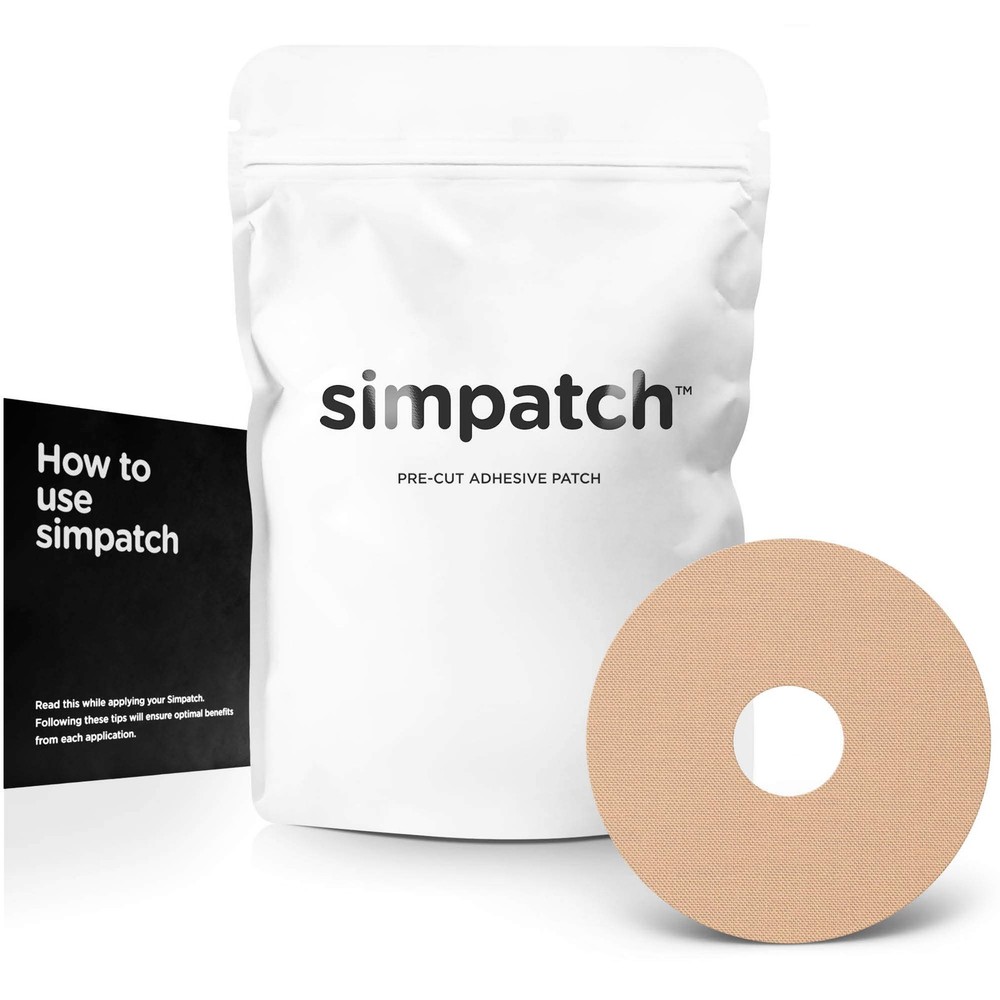 30PCS Adhesive Patch 0.8in Hole Universal Skin Patch Waterproof Beige