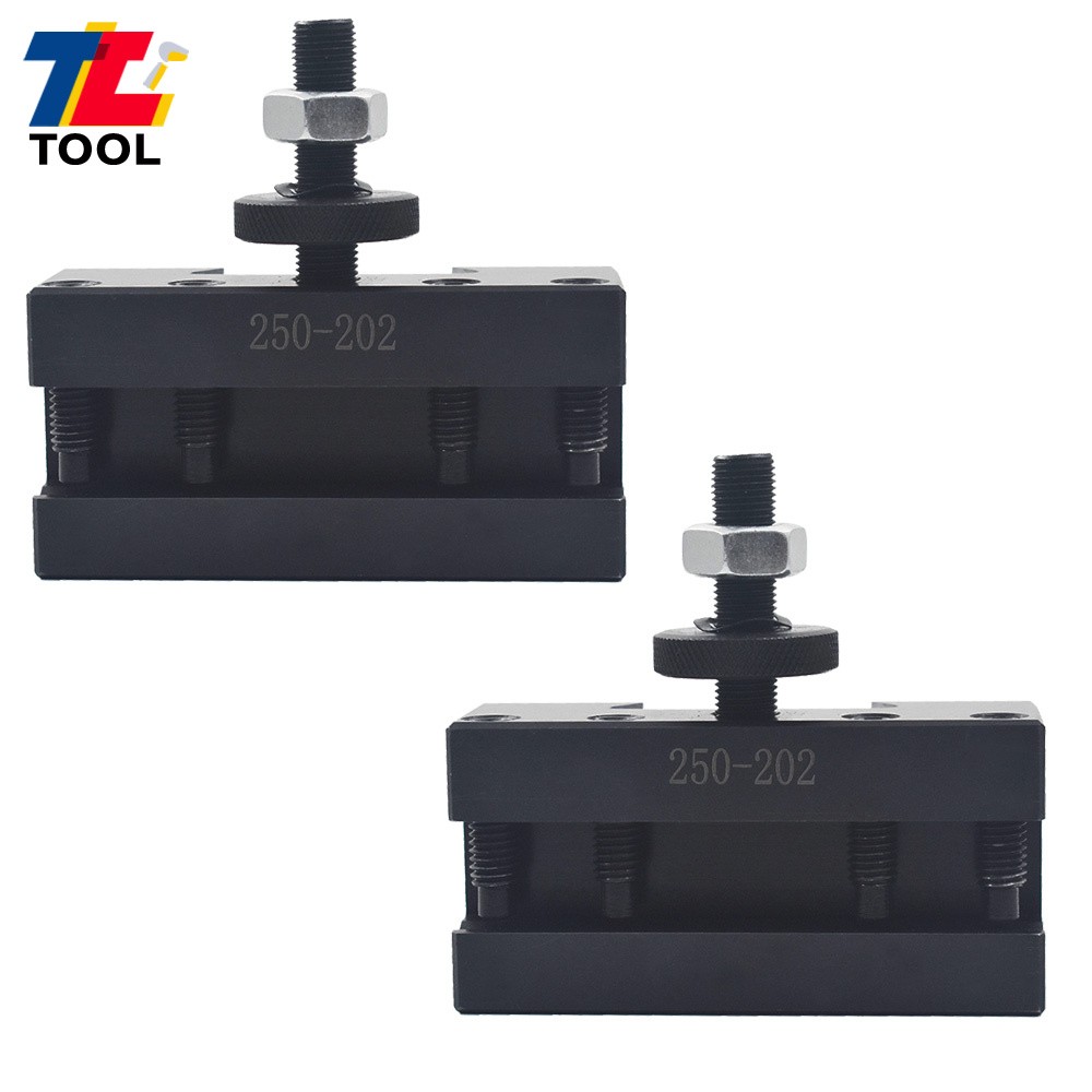 2×BXA #2 250-202 Quick Change Turning Facing Boring Tool Post Holder