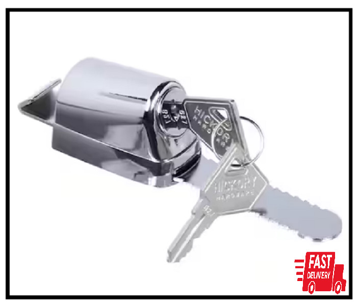 NEW Chrome Travel Lock for Doors Drawers EZ Install Extra Security