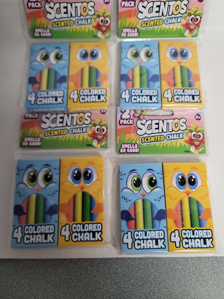 4~ 2 PACK SCENTOS SCENTED CHALK EASTER