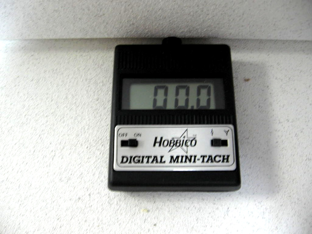 Hobbico HCAP0400 Digital Mini Tach Tachometer Tested