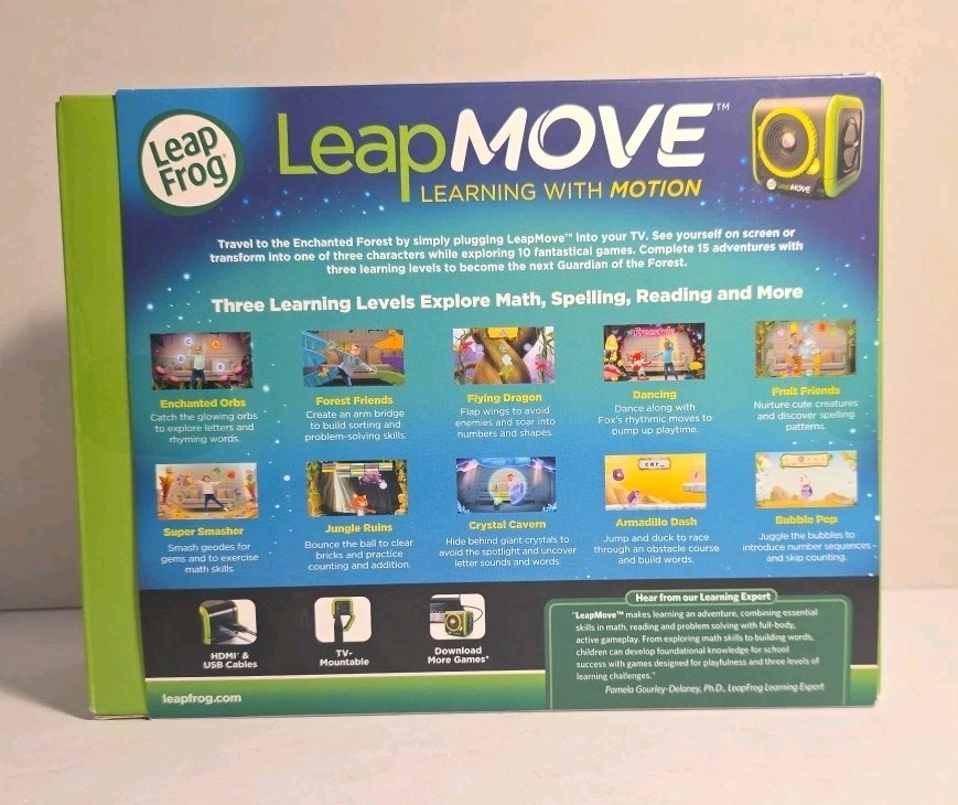 Leapfrog Leapmove Interactive Learning Game Ages 4–7 Years NEW