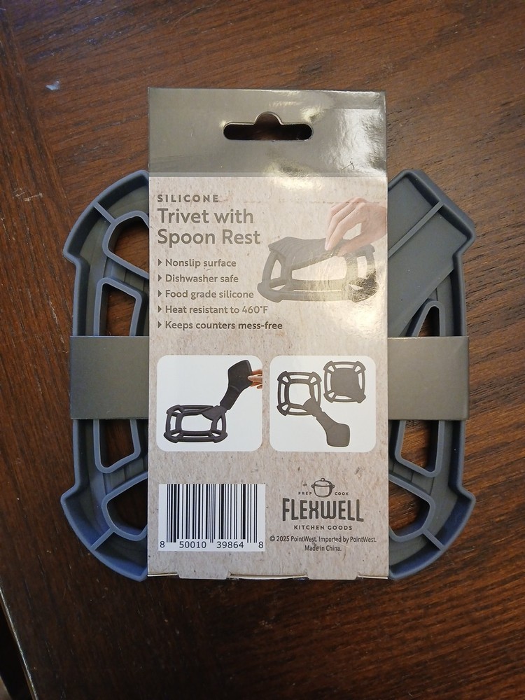 Flexwell Kitchen Goods Trivet With Spoon Rest New