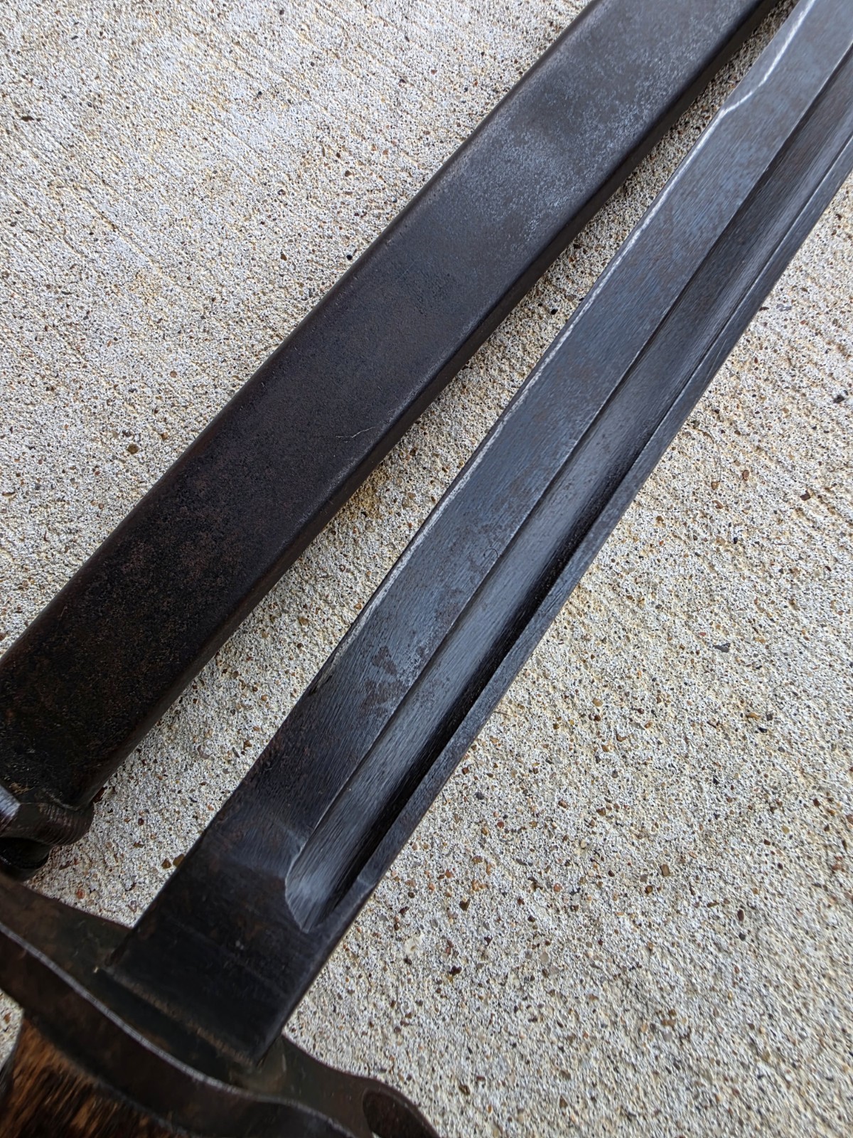 WWII Japanese Type 30 Rifle Bayonet TALW Toyada Loom Works & Scabbard