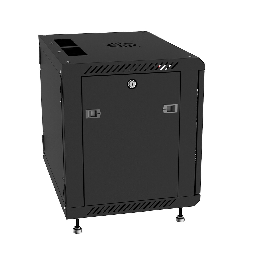 9U Wall Mount Server Rack Network Cabinet Data AV 24-inch Depth Locking Enclosur