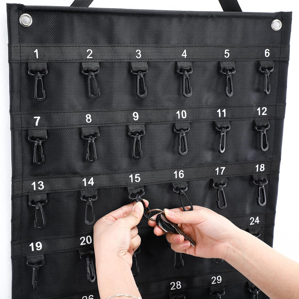 Rollable Key Case 30 Keys Roll up Key Case Organizer for Professionals Flexible