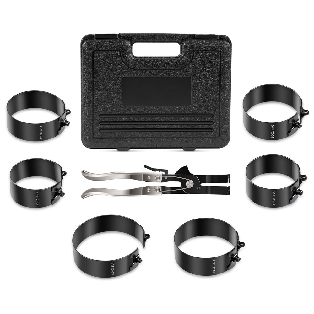 940387 Piston Ring Compressor Tool Set for Car Engine Motorcycle Kit#69