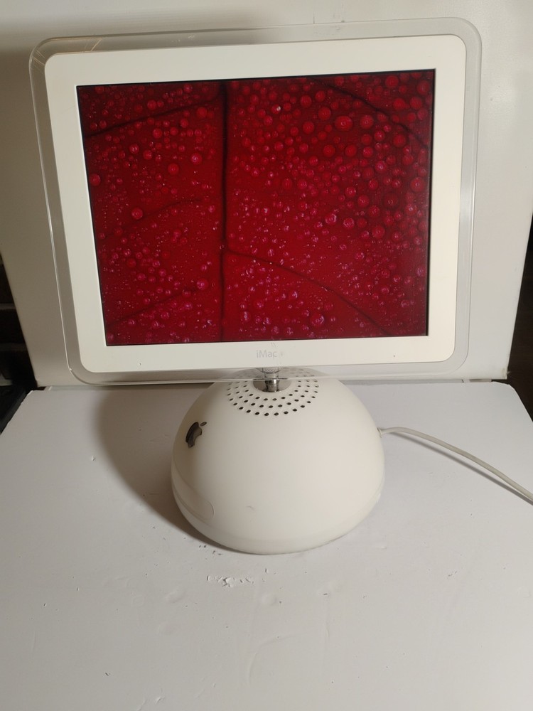 Vintage Apple iMac 2003 Computer Powers On Tested As Is