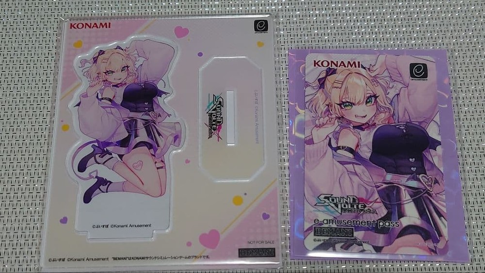 Kuruminoa Sdvx E-Amusement Pass Acrylic St  Set