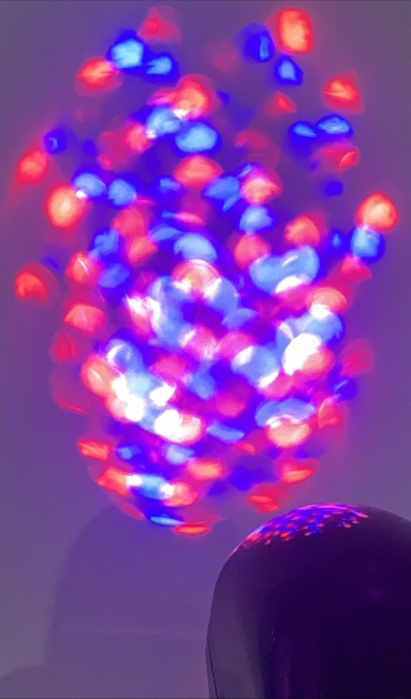 Rabbit Tanaka LED Disco Party Light Table Or Ceiling Mounted No Bulbs Needed FUN