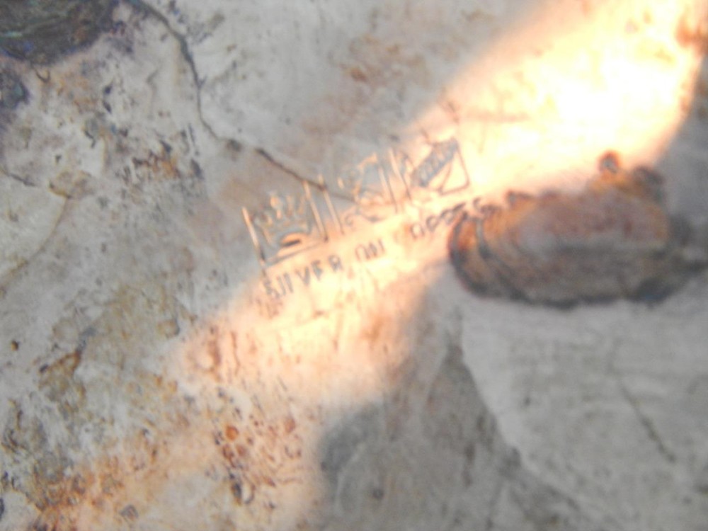 ANTIQUE HALLMARKED SILVER OVER COPPER TEA / COFFEE / COCOA VICTORIAN DSGN POT