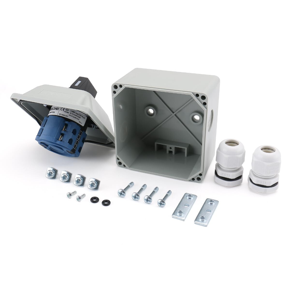 2 Pack! Baomain Rotary Switch, SZW26-20/D202.2D, 660V, 20A, 3 Position, 2 Phase