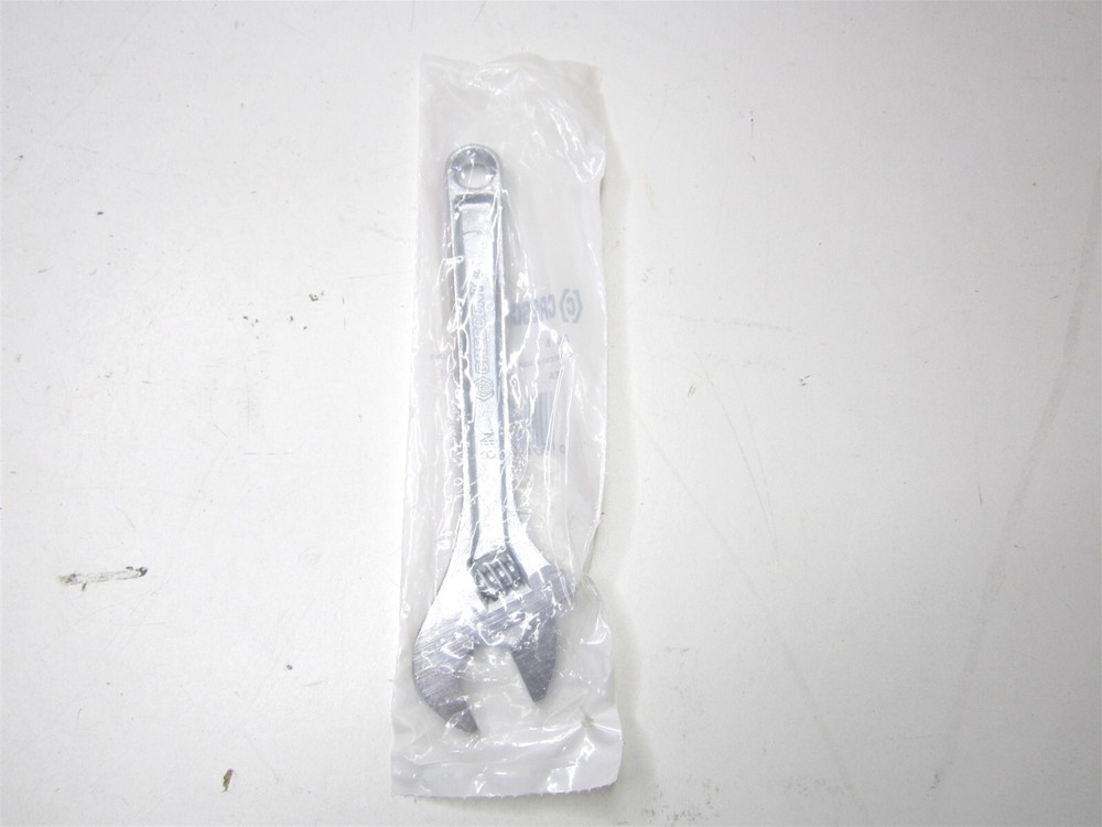 Crescent (AC18) 8" Chrome Finish Adjustable Crescent Wrench