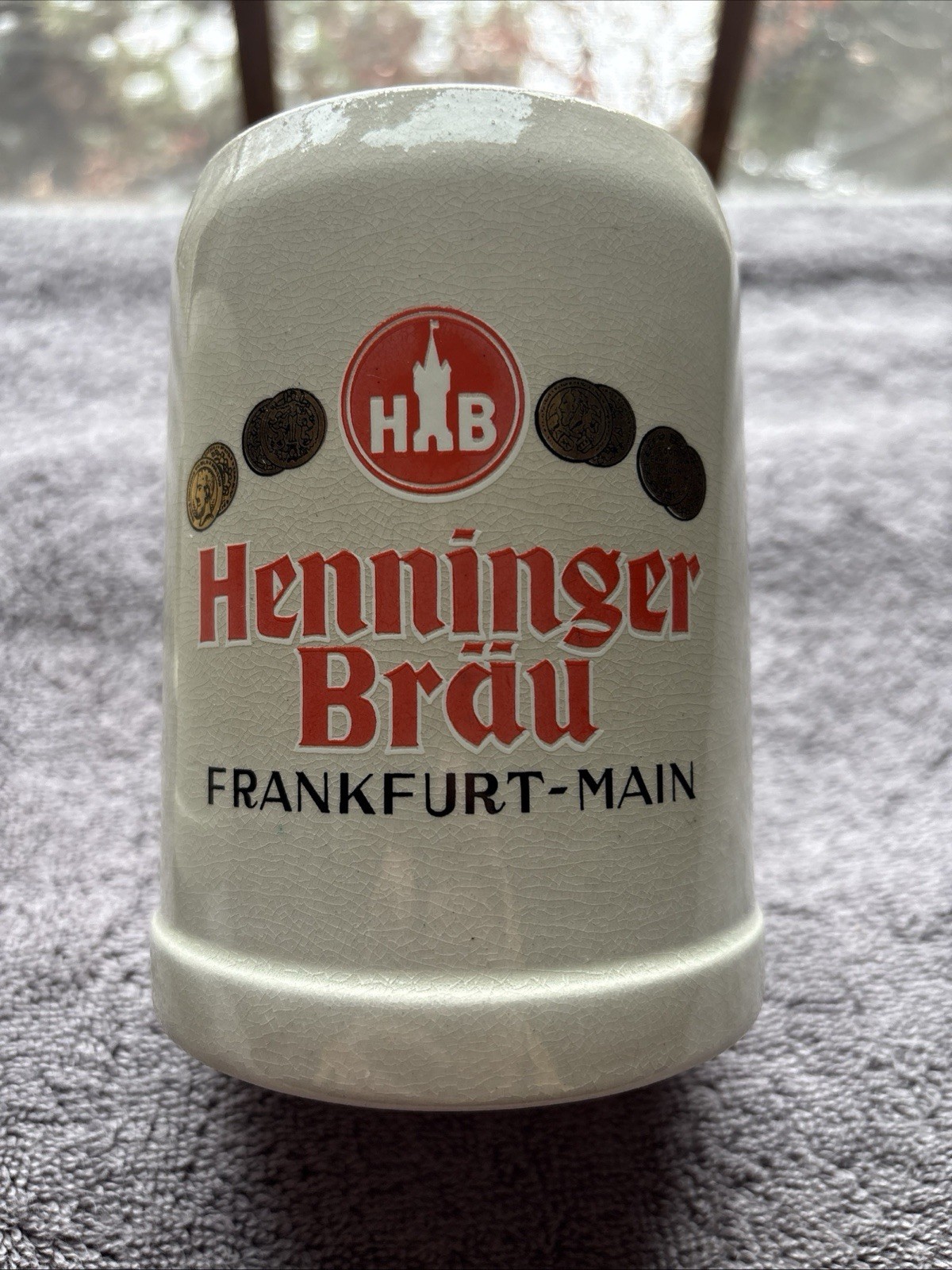 Vintage .5l Gerz Stoneware Ceramic Beer Steins Mugs W. Germany Lot of 3