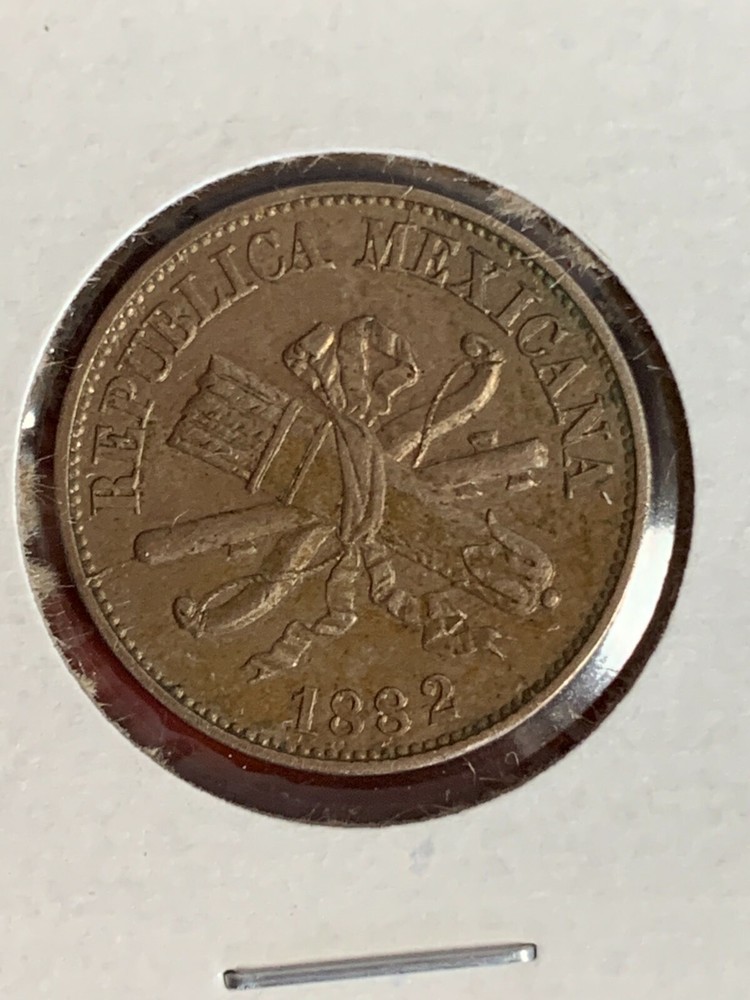 Mexico 1882 5 Centavos High Grade