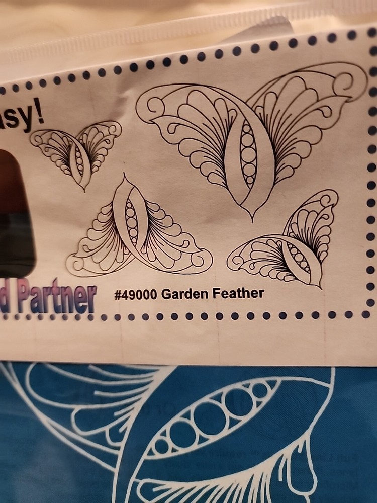 Full Line Stencil #49000 Garden Feather Scroll Elegance Reusable