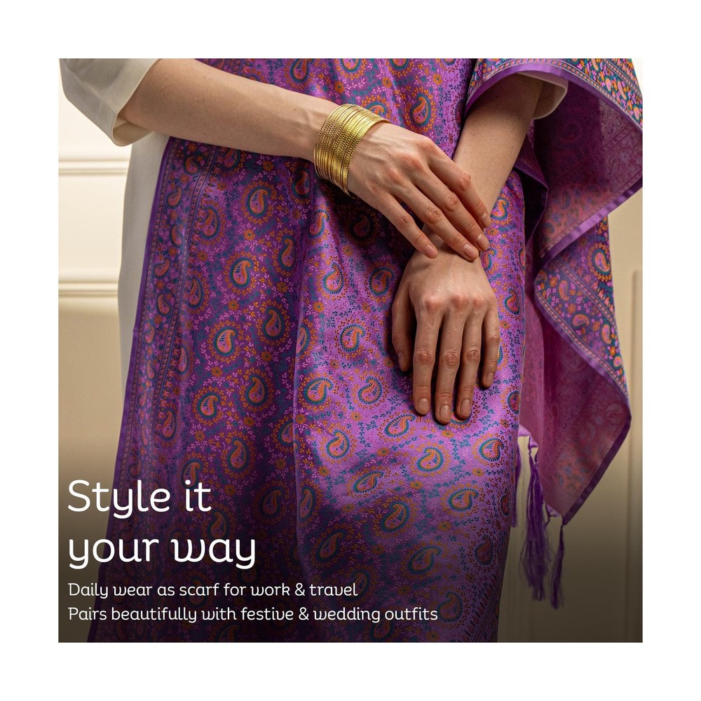 SILK STOLES Persian Lavender