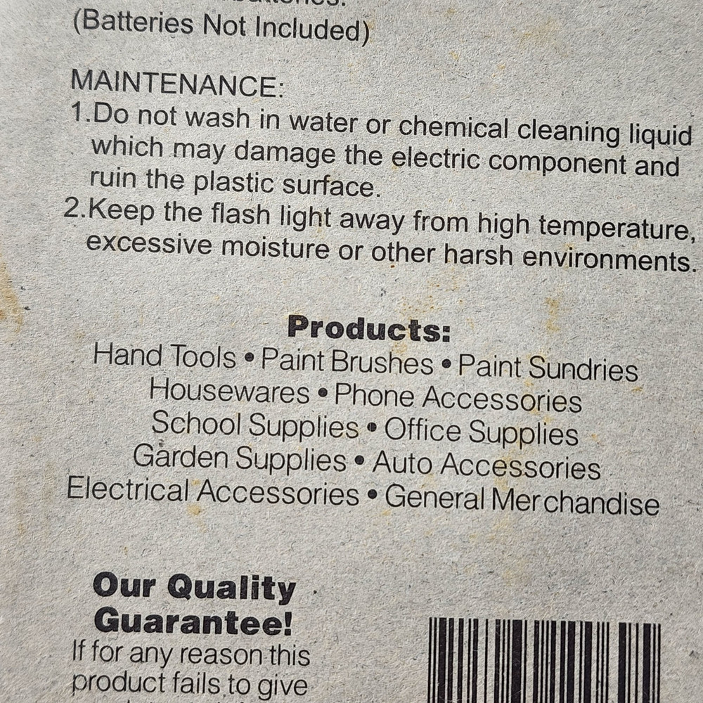 Handi Tool-Works Triple Functions Lights New Sealed