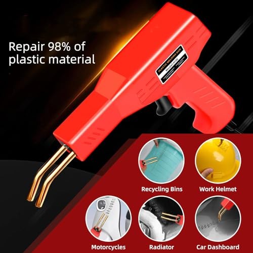 220W Plastic Welder, Multipurpose Fit, Plastic Welding Kit, Quick Plastic