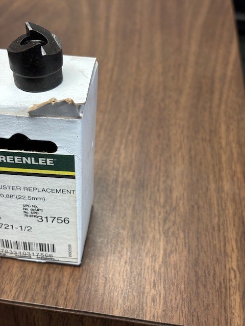 721-1/2 GREENLEE PUNCH  1 EA